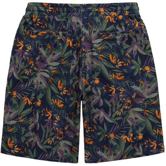 JP1880 Bermuda Shorts Floral All-over Print Navy - Lühikesed püksid - Lühikesed Püksid suured suurused: W40-W60
