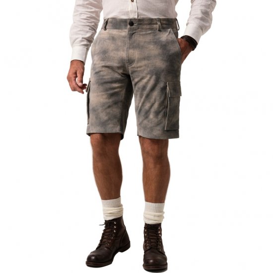 JP1880 Shorts Bermuda Traditional Cowhide Graphite Grey - Lühikesed püksid - Lühikesed Püksid suured suurused: W40-W60