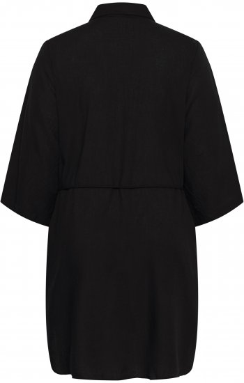 Kaffe Curve Mille Short Shirt Dress Black Deep - Minikleidid - 