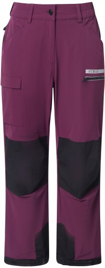Ulla Popken HYPRAR Multifunctional Durable Inset Trekking Pants Dark Cherry Dark Cherry - Teksad & Püksid Suuremates Suurustes – Plus Size - 