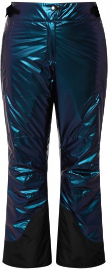 Ulla Popken Ski Pants Water-Repellent Mother-Of-Pearl Velcro Closure Snow Gaiter Blue - Teksad & Püksid Suuremates Suurustes – Plus Size - 