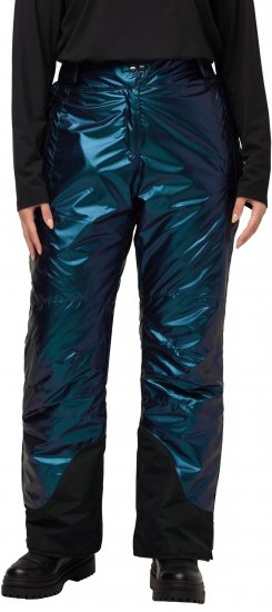 Ulla Popken Ski Pants Water-Repellent Mother-Of-Pearl Velcro Closure Snow Gaiter Blue - Teksad & Püksid Suuremates Suurustes – Plus Size - 