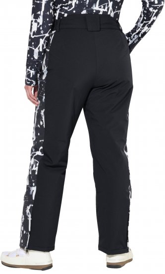 Ulla Popken Hyprar Functional Trousers Waterproof Velcro Closure Snow Gaiter Black - Teksad & Püksid Suuremates Suurustes – Plus Size - 