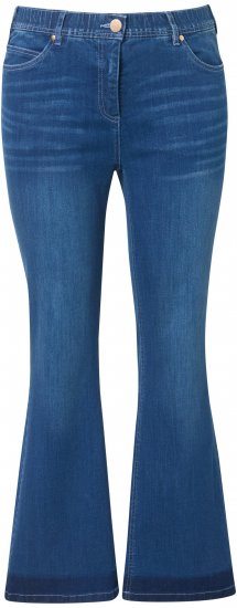 Ulla Popken Stretch Fit Bootcut Jeans Blue Denim - Teksad & Püksid Suuremates Suurustes – Plus Size - 