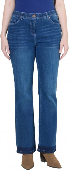 Ulla Popken Stretch Fit Bootcut Jeans Blue Denim - Teksad & Püksid Suuremates Suurustes – Plus Size - 