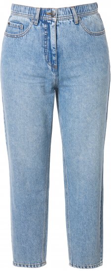Ulla Popken Lyocell Blend Stretch Fit Jeans Mid Blue Denim - Teksad & Püksid Suuremates Suurustes – Plus Size - 