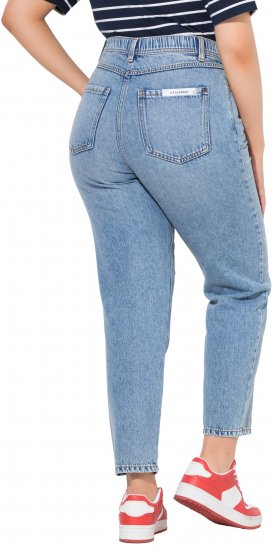 Ulla Popken Lyocell Blend Stretch Fit Jeans Mid Blue Denim - Teksad & Püksid Suuremates Suurustes – Plus Size - 