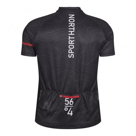 North Latitude Sport Bike Shirt Black - Jalgrattariided - 