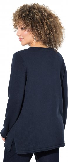 Ulla Popken Sequined Star Rolled Edge Sweater Navy - Sviitrid ja dressipluusid - 