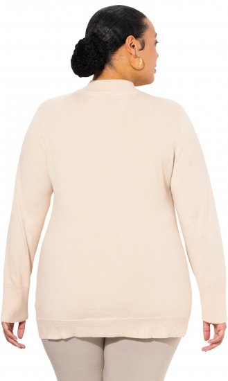 Ulla Popken Long Sleeves Mock Turtleneck Sweater Nature Melange - Sviitrid ja dressipluusid - 