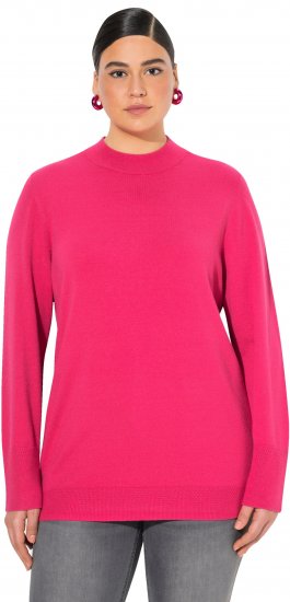 Ulla Popken Long Sleeves Mock Turtleneck Sweater Red Pink - Sviitrid ja dressipluusid - 