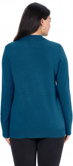 Ulla Popken Long Sleeves Mock Turtleneck Sweater Emerald Green - Sviitrid ja dressipluusid - 