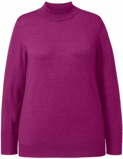 Ulla Popken Long Sleeves Mock Turtleneck Sweater Berry - Sviitrid ja dressipluusid - 