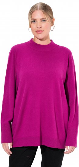 Ulla Popken Long Sleeves Mock Turtleneck Sweater Berry - Sviitrid ja dressipluusid - 