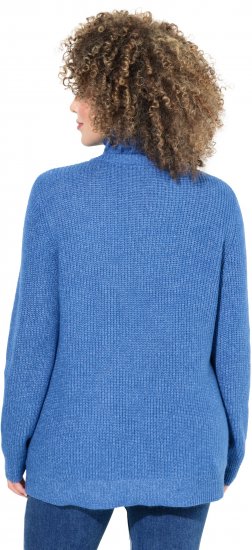 Ulla Popken Cable Knit Long Sleeve Turtleneck Sweater Teal Blue - Sviitrid ja dressipluusid - 