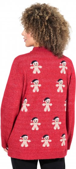 Ulla Popken Gingerbread Men Sweater Salsa Red - Sviitrid ja dressipluusid - 