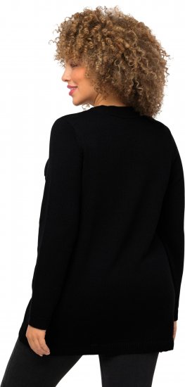 Ulla Popken Gingerbread Man Christmas Sweater Black - Sviitrid ja dressipluusid - 