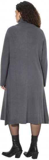 Ulla Popken Long Turtleneck Duster Sweater Graphite Grey - Sviitrid ja dressipluusid - 