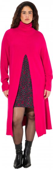 Ulla Popken Long Turtleneck Duster Sweater Red Pink - Sviitrid ja dressipluusid - 