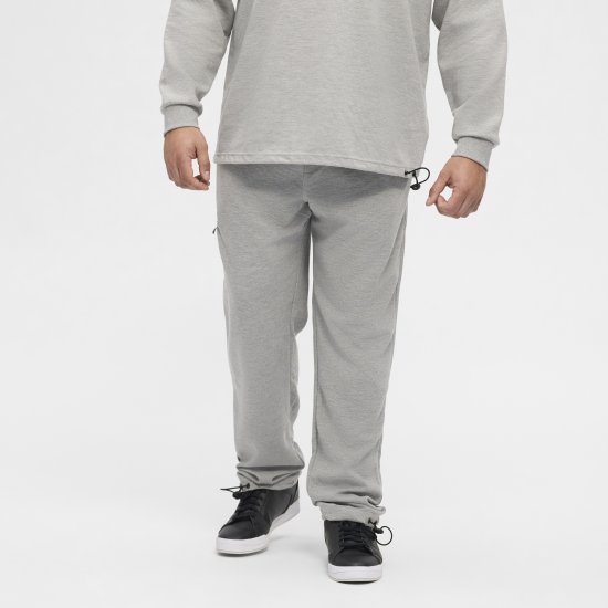 North Latitude Ottoman Sweatpants Mid Grey - Dressipüksid ja -šortsid - Spordipüksid ja Lühikesed Spordipüksid
