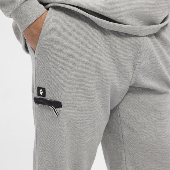 North Latitude Ottoman Sweatpants Mid Grey - Dressipüksid ja -šortsid - Spordipüksid ja Lühikesed Spordipüksid