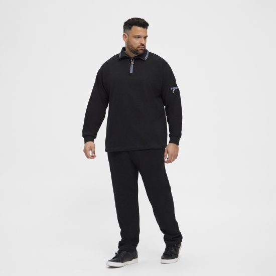 North Latitude Ottoman Sweatpants Black - Dressipüksid ja -šortsid - Spordipüksid ja Lühikesed Spordipüksid
