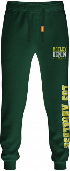 Motley Denim Pisa Sweatpants Racing Green - Dressipüksid ja -šortsid - Spordipüksid ja Lühikesed Spordipüksid