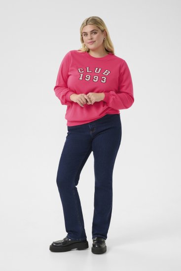 Kaffe Curve Violi Sweatshirt Raspberry Pink - Dressipluusid - 