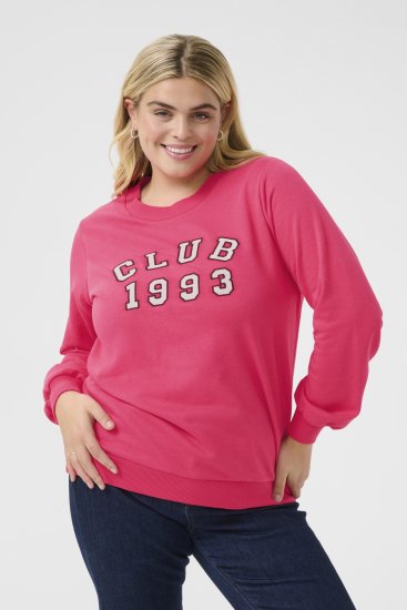 Kaffe Curve Violi Sweatshirt Raspberry Pink - Dressipluusid - 