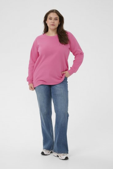 Kaffe Curve Sus Sweatshirt Pink Power - Dressipluusid - 