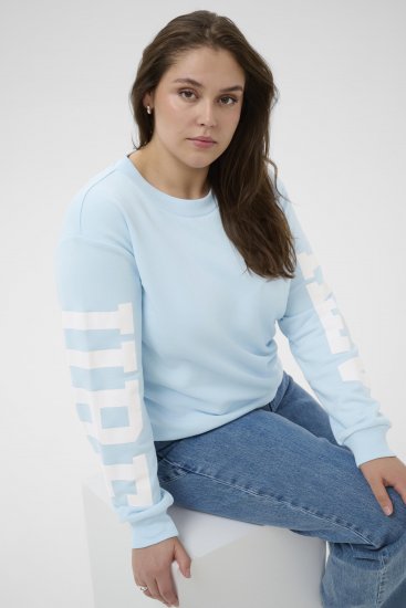 Kaffe Curve Mila Sweatshirt Nantucket Breeze Blue - Dressipluusid - 