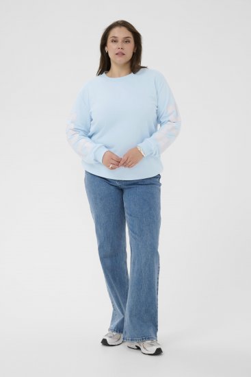 Kaffe Curve Mila Sweatshirt Nantucket Breeze Blue - Dressipluusid - 