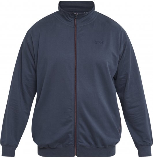 North Latitude 61140 Pehme Dressikardigan Tumesinine - Sviitrid ja dressipluusid - Meeste suured kapuutsiga jakid suurustes 2XL – 14XL