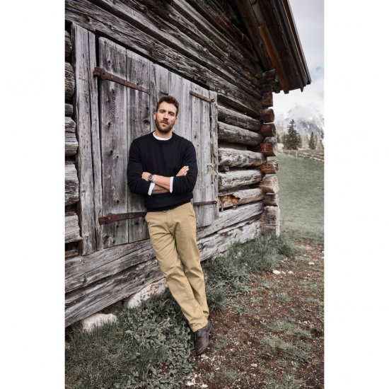 JP1880 Pullover Sweater Black TALL - MEESTERIIDED MT-6XLT - Pikad meeste riided