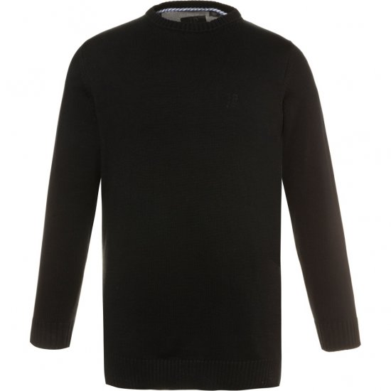 JP1880 Pullover Sweater Black TALL - MEESTERIIDED MT-6XLT - Pikad meeste riided