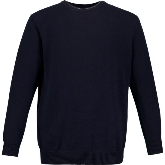 JP1880 Pullover Sweater Dark Navy TALL - MEESTERIIDED MT-6XLT - Pikad meeste riided