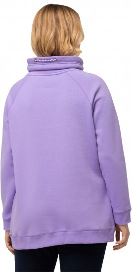 Ulla Popken Drawstring Collar Long Sleeve Sweatshirt Pale Lilac - Sviitrid ja dressipluusid - 