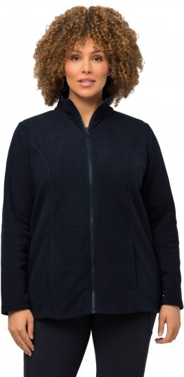 Ulla Popken Modular Fleece Zip Front Jacket Navy - Sviitrid ja dressipluusid - 