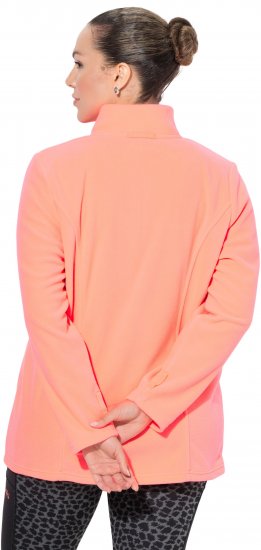 Ulla Popken Modular Fleece Zip Front Jacket Neon Pink - Sviitrid ja dressipluusid - 
