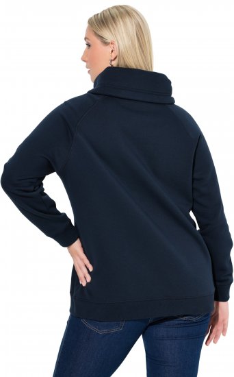 Ulla Popken Rhinestone Snowflake Turtleneck Sweatshirt Navy - Sviitrid ja dressipluusid - 