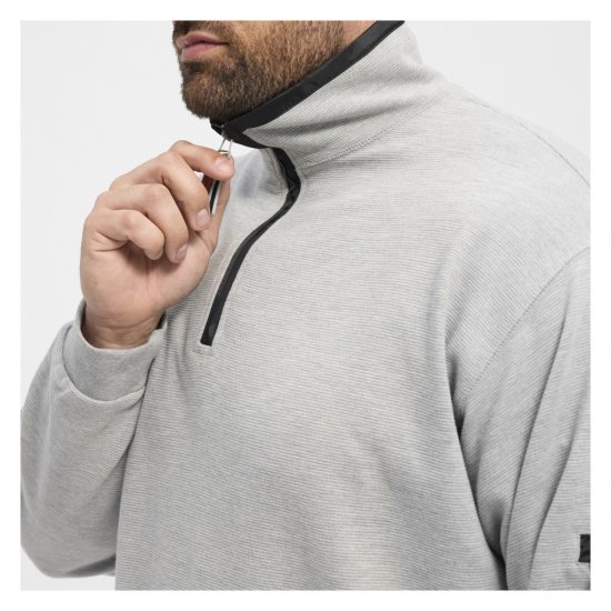 North Latitude Ottoman Sweatshirt Mid Grey - Sviitrid ja dressipluusid - Meeste suured kapuutsiga jakid suurustes 2XL – 14XL