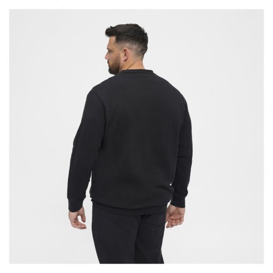 North Latitude Crew Neck Sweatshirt Black - Sviitrid ja dressipluusid - Meeste suured kapuutsiga jakid suurustes 2XL – 14XL