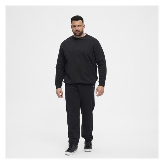 North Latitude Crew Neck Sweatshirt Black - Sviitrid ja dressipluusid - Meeste suured kapuutsiga jakid suurustes 2XL – 14XL