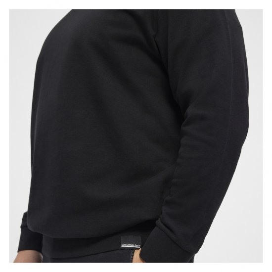 North Latitude Crew Neck Sweatshirt Black - Sviitrid ja dressipluusid - Meeste suured kapuutsiga jakid suurustes 2XL – 14XL