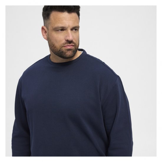 North Latitude Crew Neck Sweatshirt Navy - Sviitrid ja dressipluusid - Meeste suured kapuutsiga jakid suurustes 2XL – 14XL