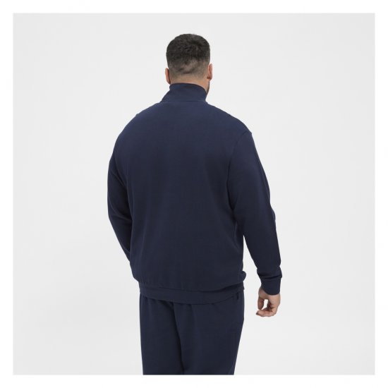 North Latitude Half-Zip Sweatshirt Navy Blue - Sviitrid ja dressipluusid - Meeste suured kapuutsiga jakid suurustes 2XL – 14XL