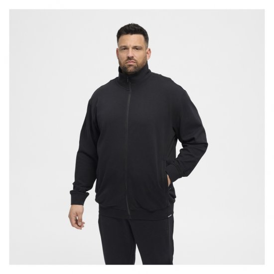 North Latitude Full-Zip Sweatshirt Black - Sviitrid ja dressipluusid - Meeste suured kapuutsiga jakid suurustes 2XL – 14XL