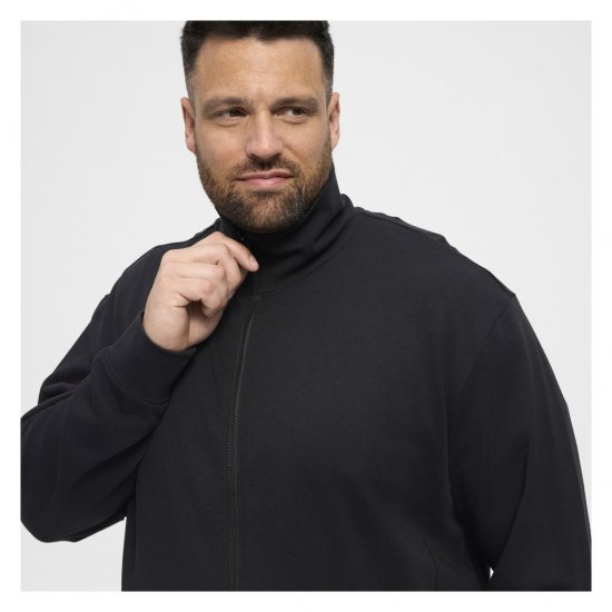 North Latitude Full-Zip Sweatshirt Black - Sviitrid ja dressipluusid - Meeste suured kapuutsiga jakid suurustes 2XL – 14XL