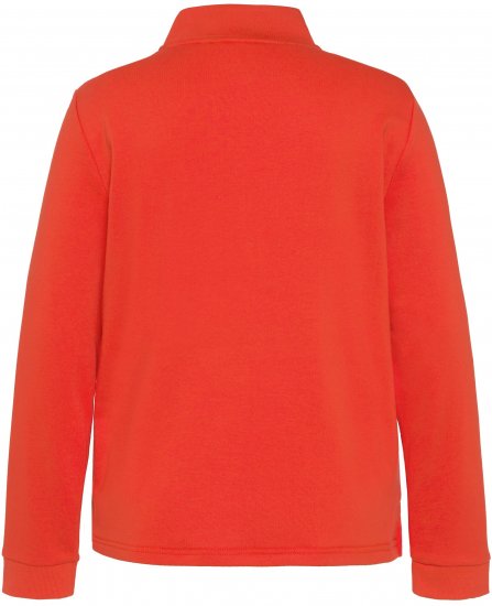 Ulla Popken PARIS Theme Zip Neck Sweatshirt Light Red - Sviitrid ja dressipluusid - 