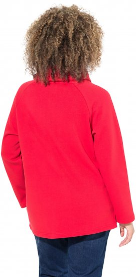 Ulla Popken Sparkling Candy Cane Graphic Sweatshirt Salsa - Sviitrid ja dressipluusid - 